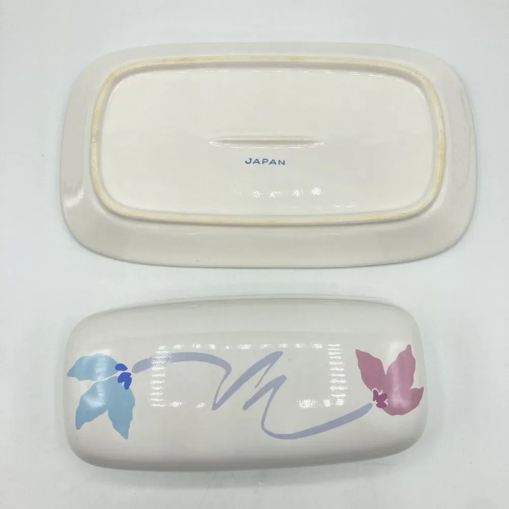 Vtg Studio Nova DOUBLE UP 6 Pc Hostess Set Butter Dish Gravy Salt Pepper Shakers